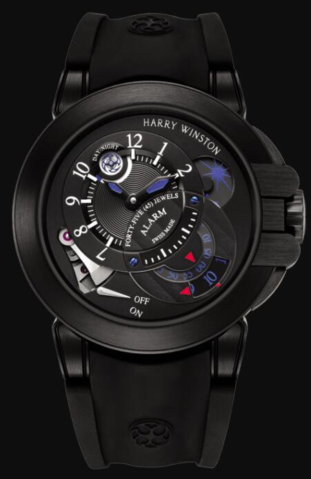 Best Harry Winston Ocean Project Z6 Black Edition OCEMAL44ZZ004 Replica Watch